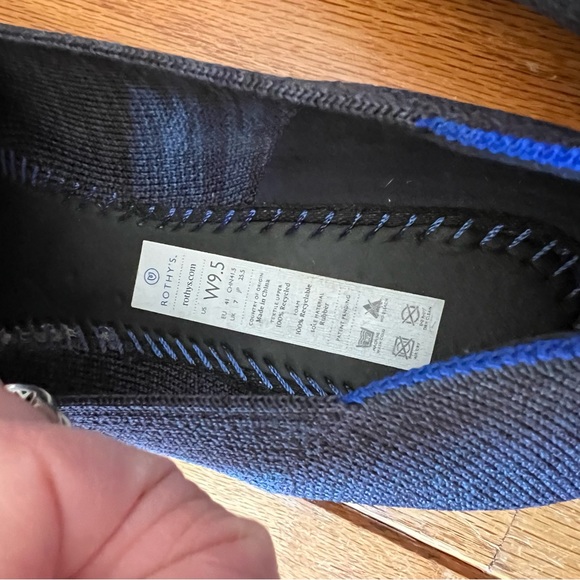 Rothy’s Navy Heather Loafer, sz 9.5 - Picture 4 of 5